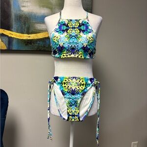 Nanette Lepore Multicolor Floral Bikini